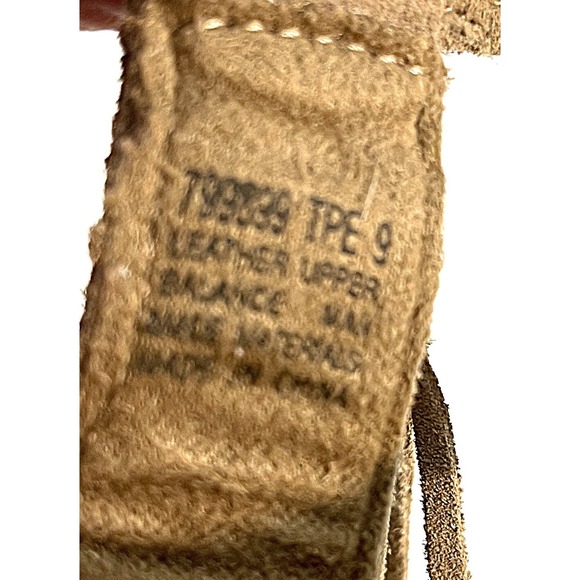 Minnetonka Brown Suede Wedge Sandals‎ Espadrille Ankle Strap Fringe Details Sz 9 - Picture 5 of 5